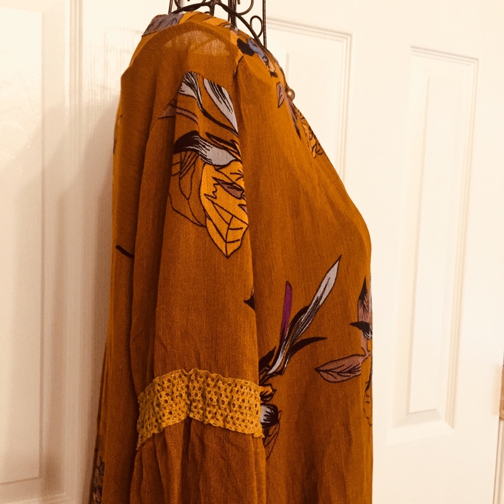 Asymmetrical mini flowy tunic - NWOT brand new - Picture 4 of 8
